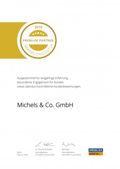 Urkunde_ImmoScout24_Partner 2018 Urkunde_ImmoScout24_Partner 2018 image
